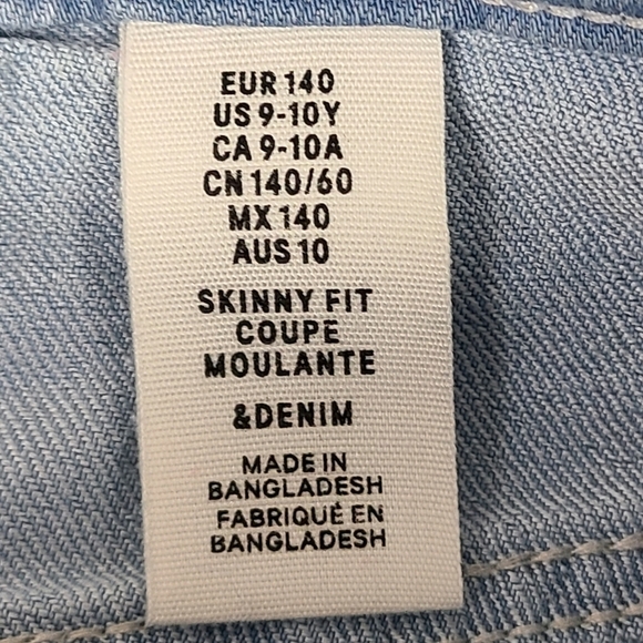 Lot of 3 Girl's Pants Leggings Jeans and Faux Leather Pants Size 9-12 - Picture 9 of 15